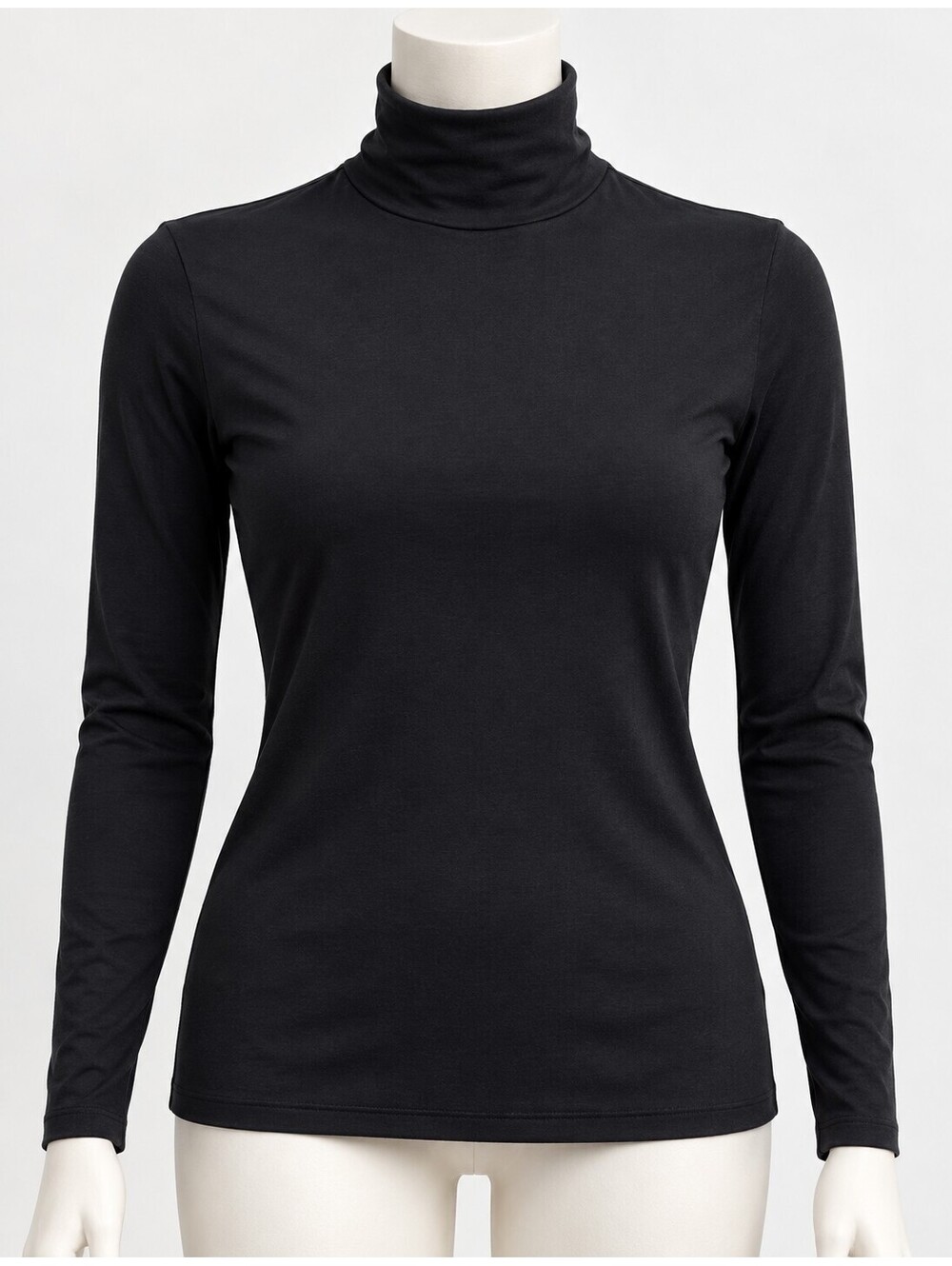 American Eagle Soft & Sexy Black Long Sleeve Turtleneck Top